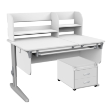 СУТ.62 PRO с тумбой раздельная парта дэми сут.62 pro с выдвижным пеналом, надстройкой и тумбой Дэми  раздельная парта дэми сут.62 pro с выдвижным пеналом, надстройкой и тумбой Дэми СУТ.62 PRO с тумбой