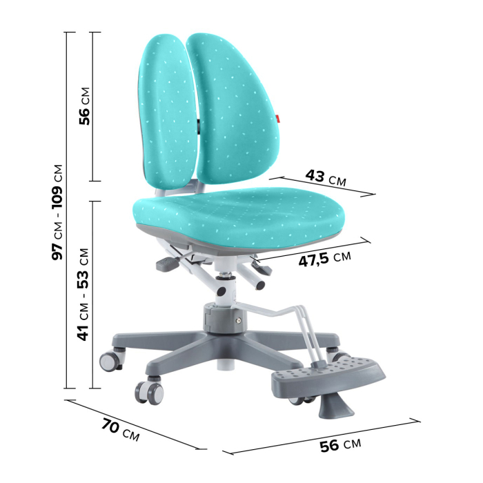 Характеристики Кресло TCT Nanotec DUO темно-синий (выставочный образец)