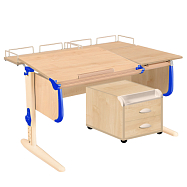 СУТ-25-04 письменный стол дэми сут-25-04 120 см раздельный с тумбой и задними приставками Дэми  письменный стол дэми сут-25-04 120 см раздельный с тумбой и задними приставками Дэми СУТ-25-04